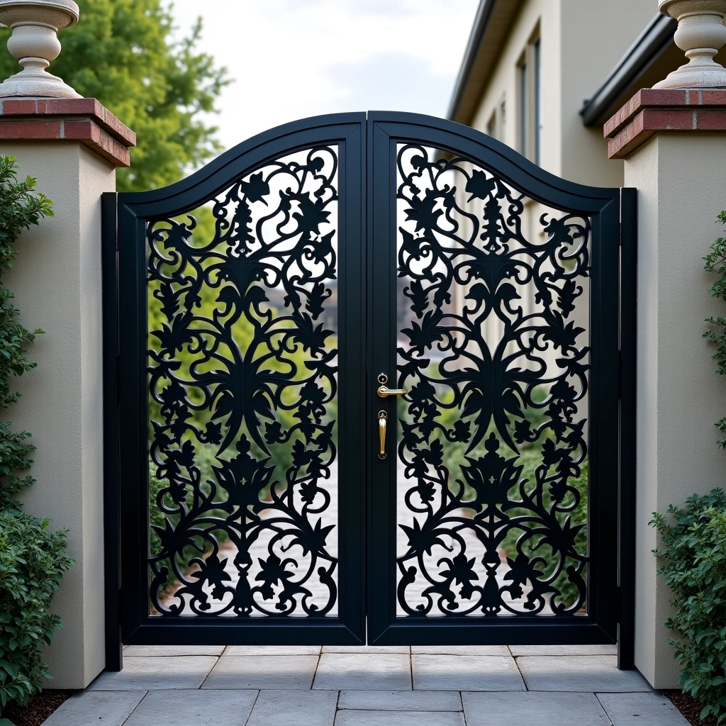 Reja decorativa en acero