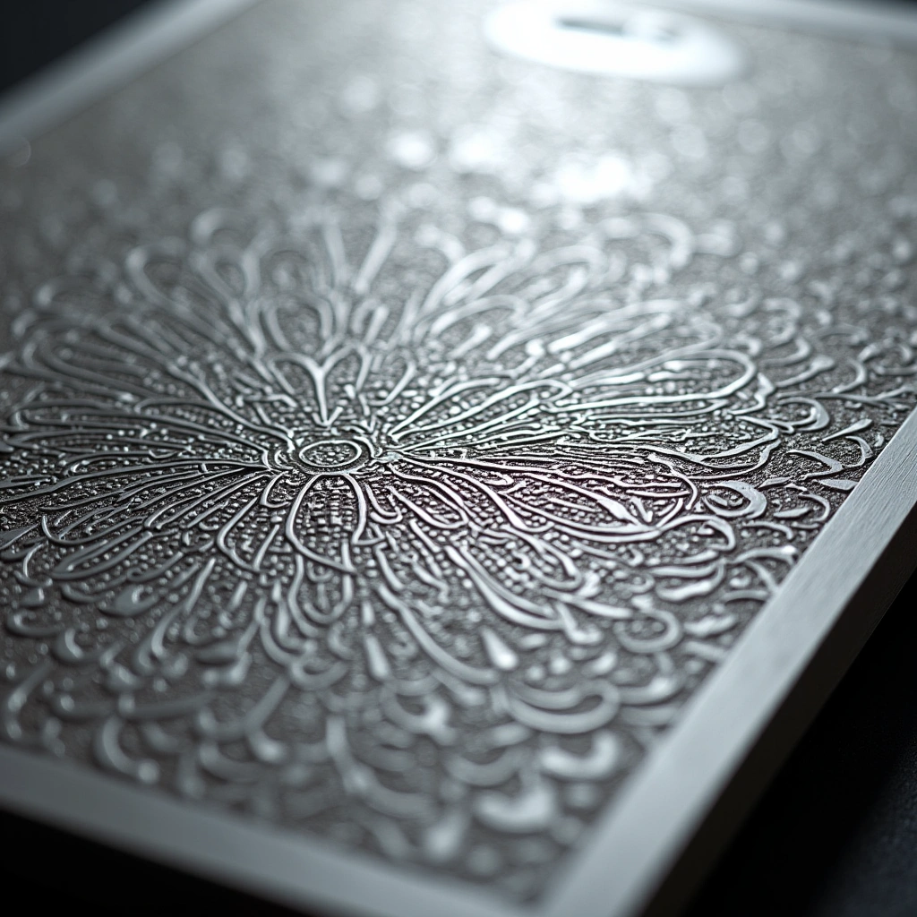 Panel decorativo con grabado detallado