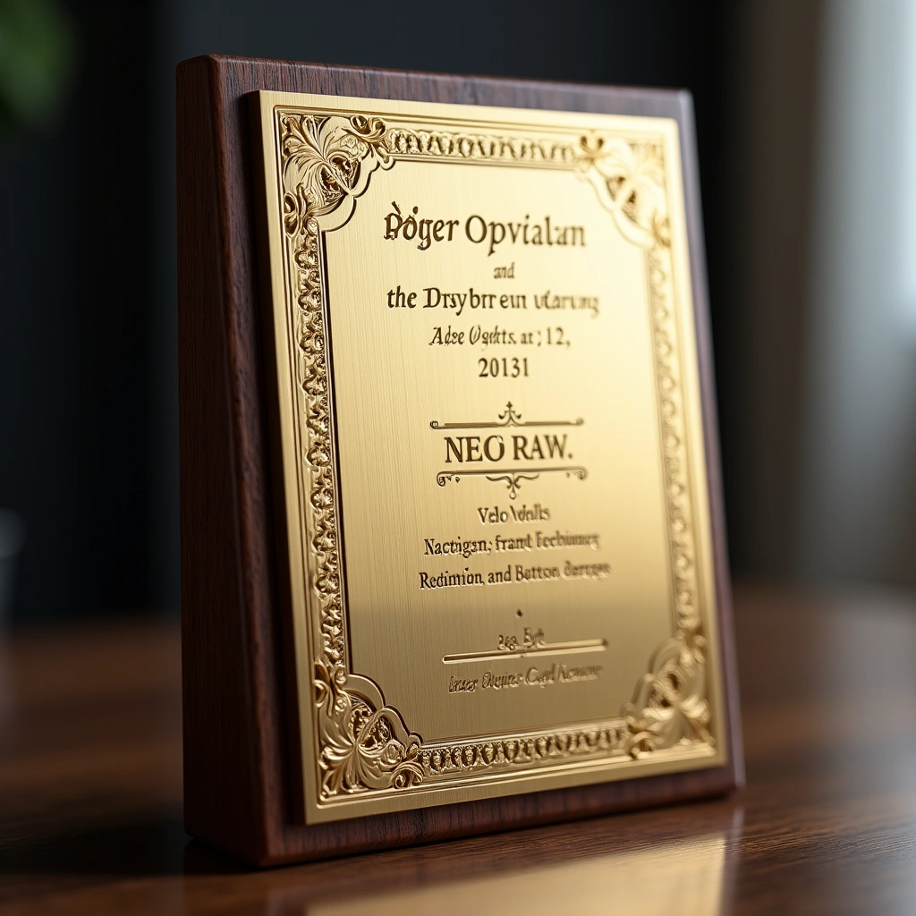 Placa de Reconocimiento — SoleraLaser