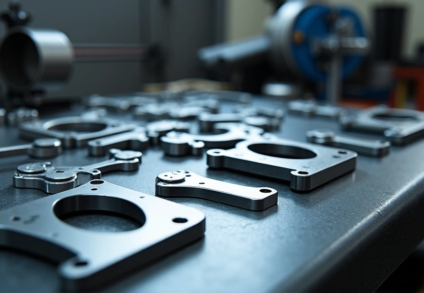 Brackets y piezas automotrices cortadas con láser de fibra