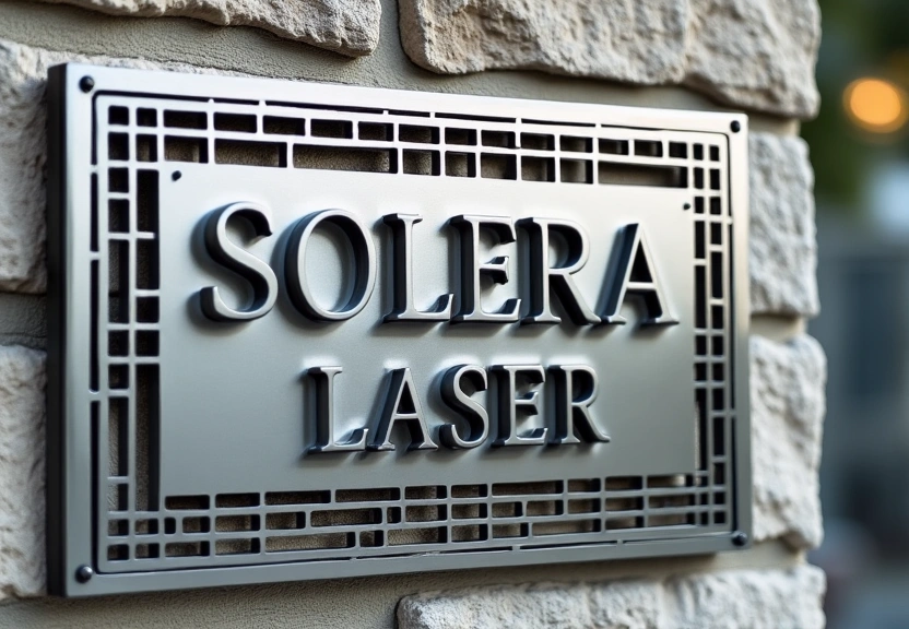 Señalización corporativa en acero inoxidable con letras 3D